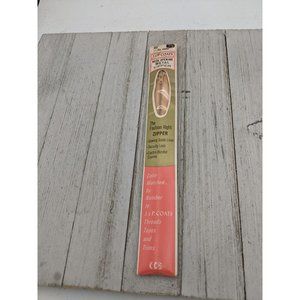 Vintage J&P Coats Dress or Neck Metal Zipper 22" Apricot 207 Orange